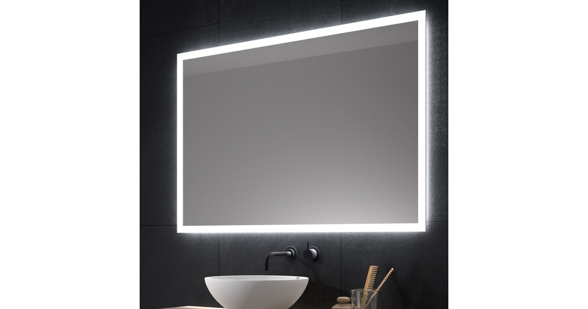 Espejo Con Luz Led Frontal Y Retroiluminados Paradise De Eurobath