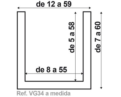 medidas viga imitacion a madera vg34 de 3 metros