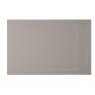 McBath - Plato de Ducha de Resina de 120 x 80 cm - Plato de ducha rectangular 120x80 Andrómeda Stone Cover Fango