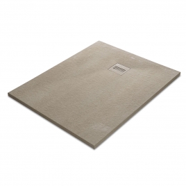 Base de duche retangular 100x80 Mirage Travertino Beige