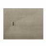 McBath - Base de duche retangular 100x80 Mirage Travertine Beige