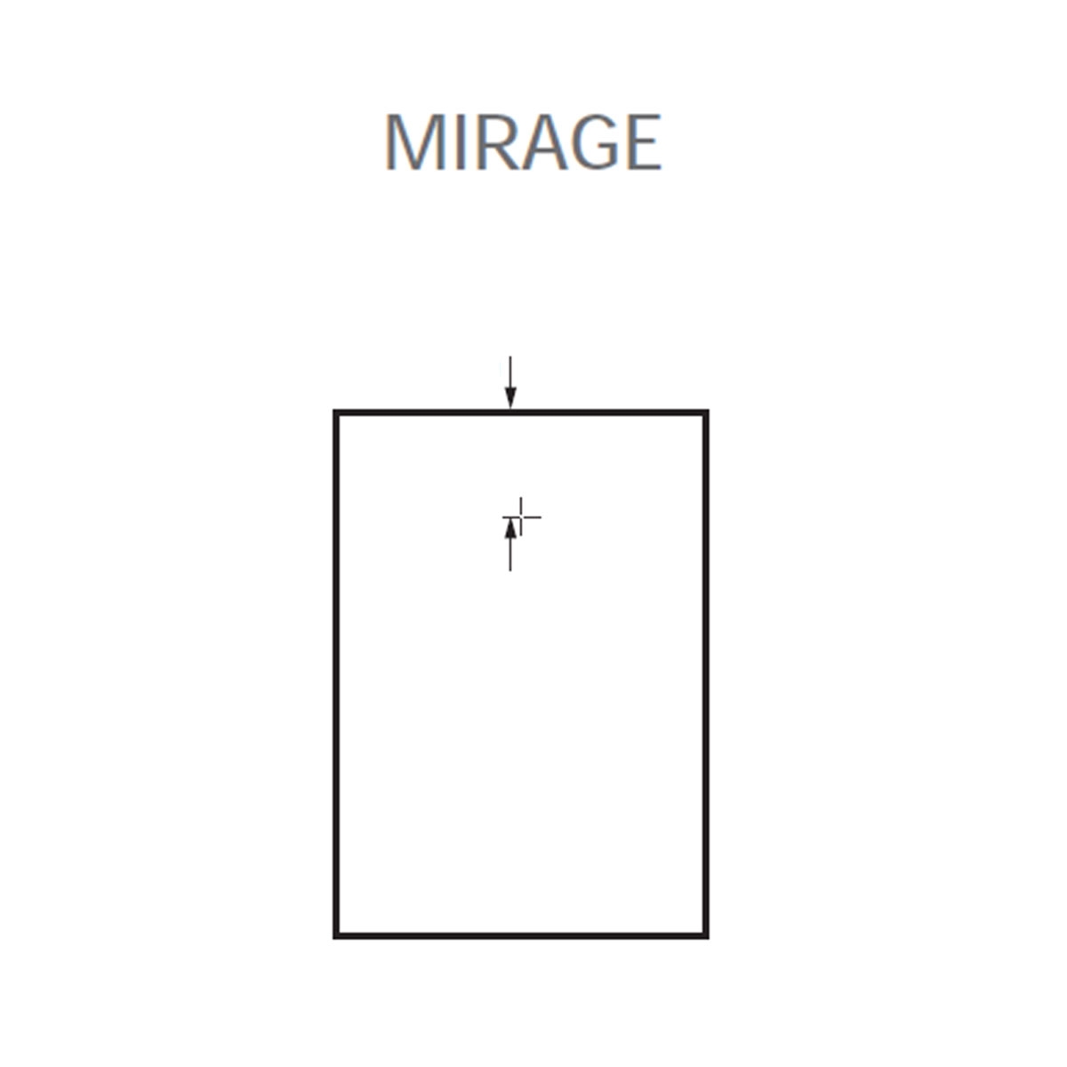 Base de duche de resina McBath - Base de duche retangular 100x80 Mirage Travertino Grey