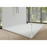 McBath - Base de duche em resina 100 x 80 cm - Base de duche retangular 100x80 Nova Stone Cover White