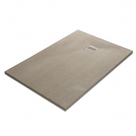 Base de duche retangular 120x80 Mirage Travertino Beige