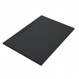 Base de duche retangular 120x80 Nova Stone Cover Graphite