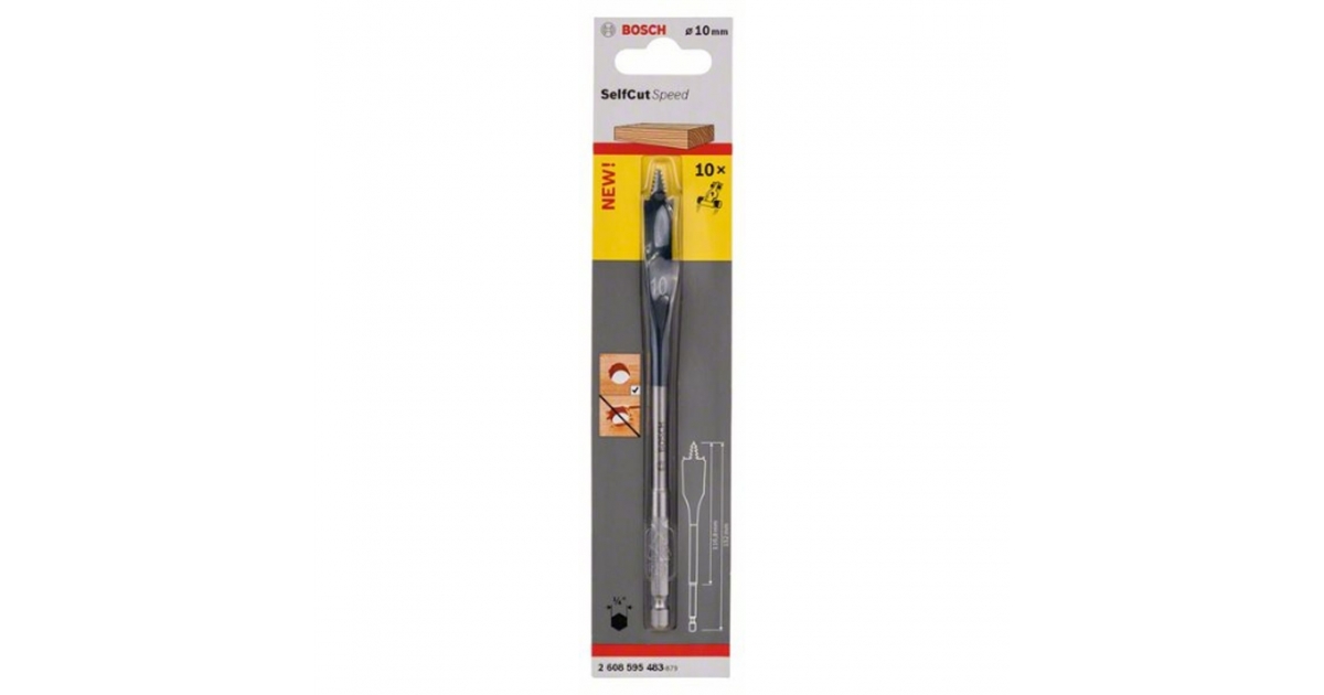 Bosch Fraesbohrer 18 x 152 mm - Comprar Broca Fresadora Plana al mejor  precio