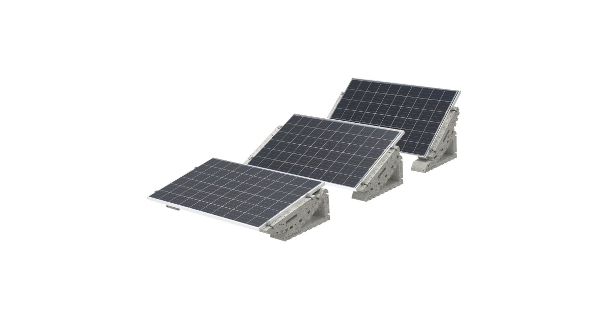 Estructura Paneles Solares, Soporte Solar de Hormigón montaje rápido