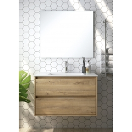 Mueble de baño suspendido Dover 80 cm de ancho Cambrian - Comprar online al  mejor precio.