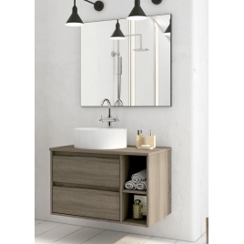 Mueble de baño suspendido Dover 120 cm de ancho Hiberian - Comprar online  al mejor precio.