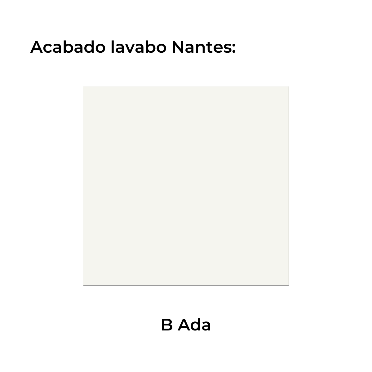 Mueble de baño suspendido de 80 cm con lavabo integrado color Avio Modelo GranadaE