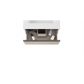 Granada0 móvel de casa de banho suspenso de 80 cm com lavatório integrado, acabamento em bruto