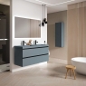 Mueble de baño suspendido de 100 cm con lavabo integrado color Avio Modelo Granadaw