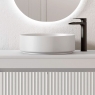 Mueble de baño de suelo de 60 cm con lavabo sobre encimera color Blanco Ada Modelo Granada6