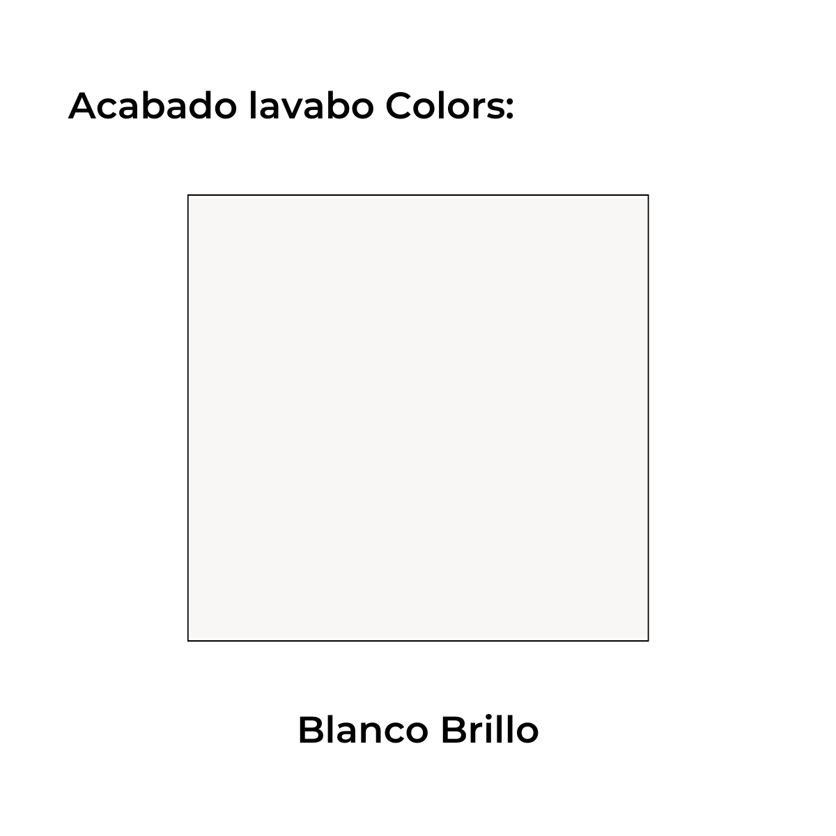 Mueble de baño de suelo de 80 cm con 2 cajones lavabo sobre encimera color Blanco Ada Modelo Granadab