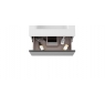 Móvel de casa de banho de chão de 80 cm com 3 gavetas e lavatório integrado na cor griggio Modelo Granada0
