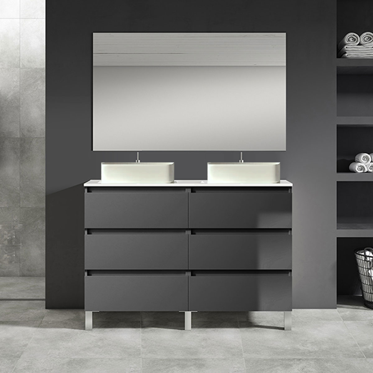 mueble de baño negro1