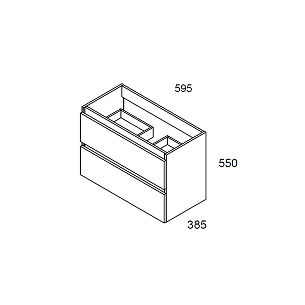 Mueble de baño 60cm1