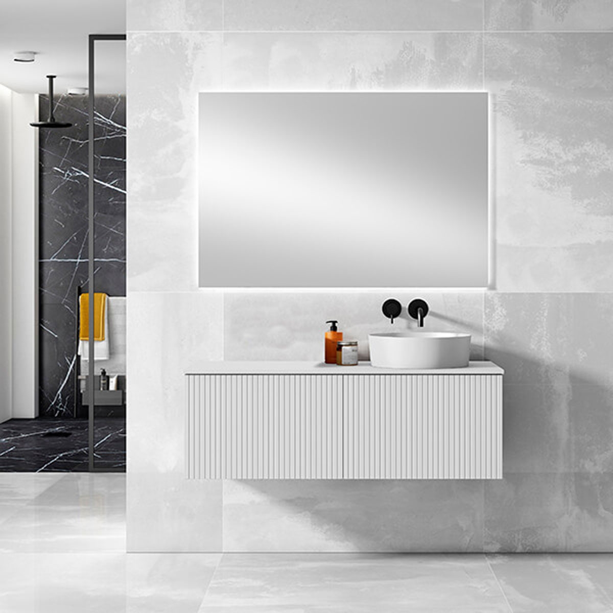 Mueble de baño lavabo sobre encimera35