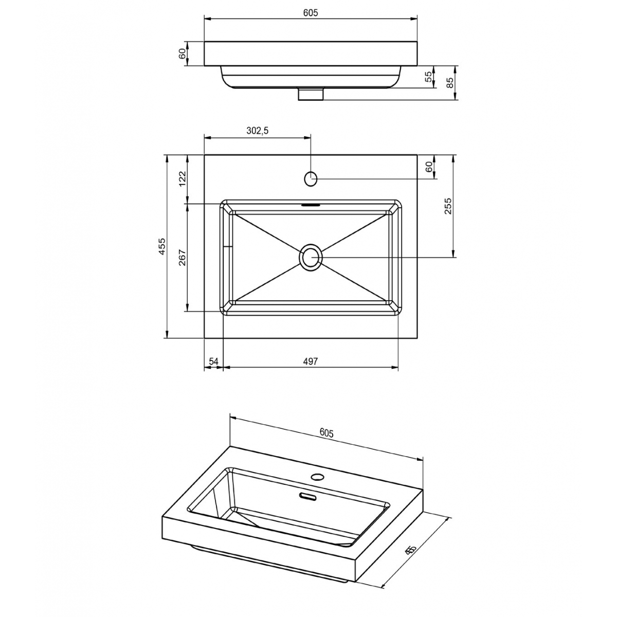 lavabo integrado para mueble de baño4