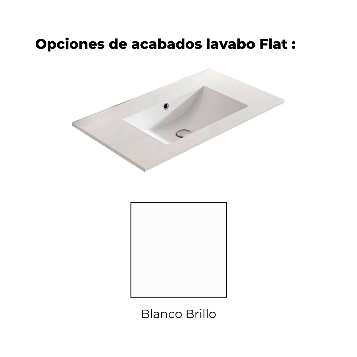 lavabo integrado flat
