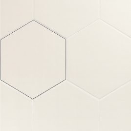 Foto de Hexágono branco 17,5x20,2 cm (Caixa de 1 m2)