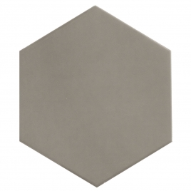 Foto de Hexágono de cor cinza 17,5x20,2 cm (Caixa de 1 m2)