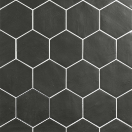 Foto de Hexa Off Graphite Mate 10x11 cm (Caja de 0.34 m2)