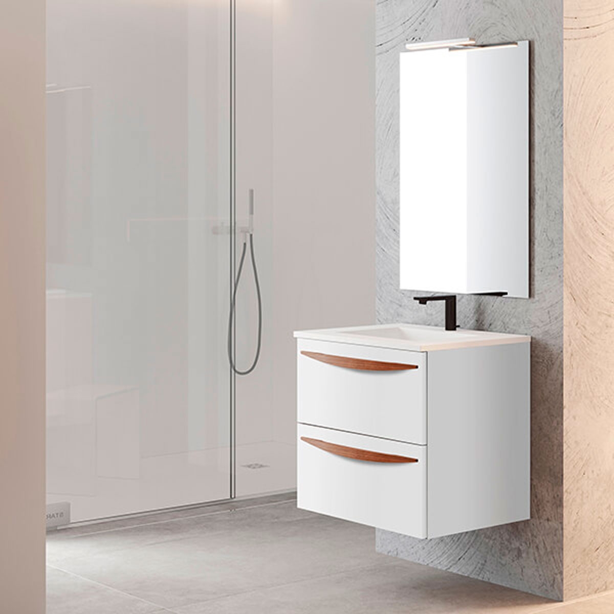 Mueble de baño arco 2c blanco