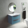 Mueble de baño suspendido 2 cajones con lavabo coolor Avio Modelo Arcof