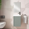 Mueble de baño 40 cm con espejo y lavabo modelo lagos5