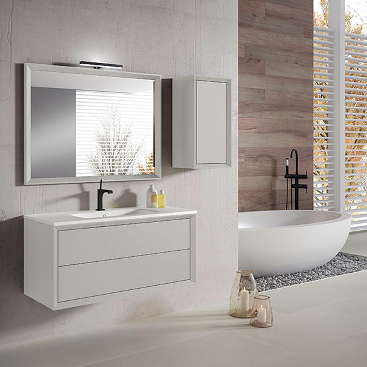 Móveis de casa de banho modelo decoração algodão11 acabamento