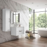 Móveis de casa de banho modelo decor acabamento branco2