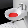 Lavabo Circular Marsella Rojo The Bathco