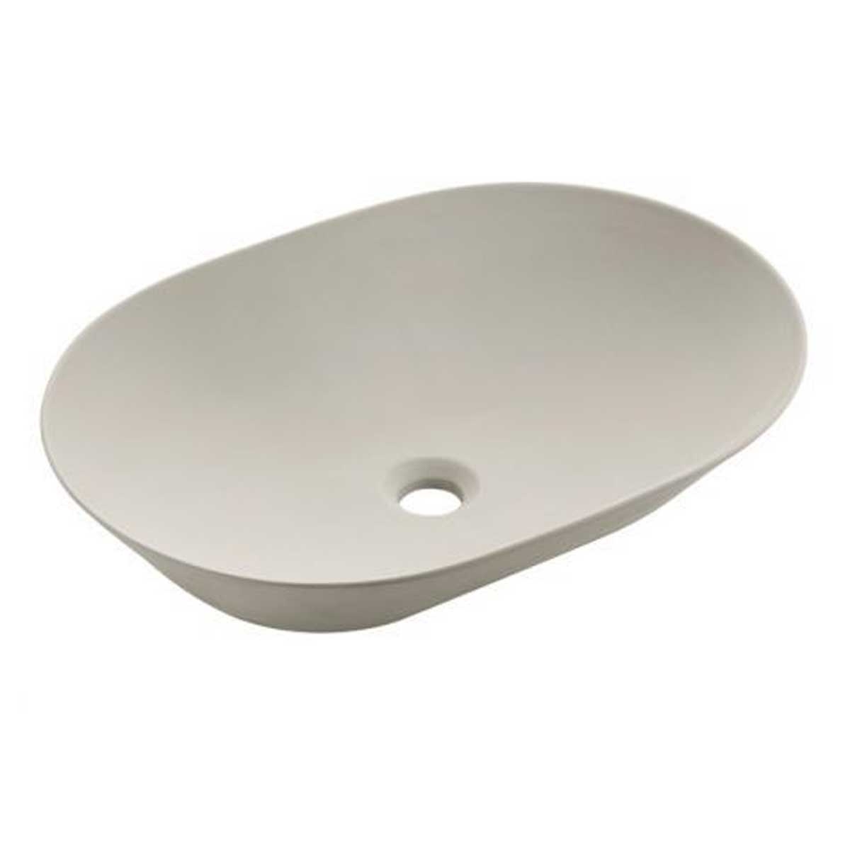 Lavatório oval Novo Toulouse creme - The Bathco