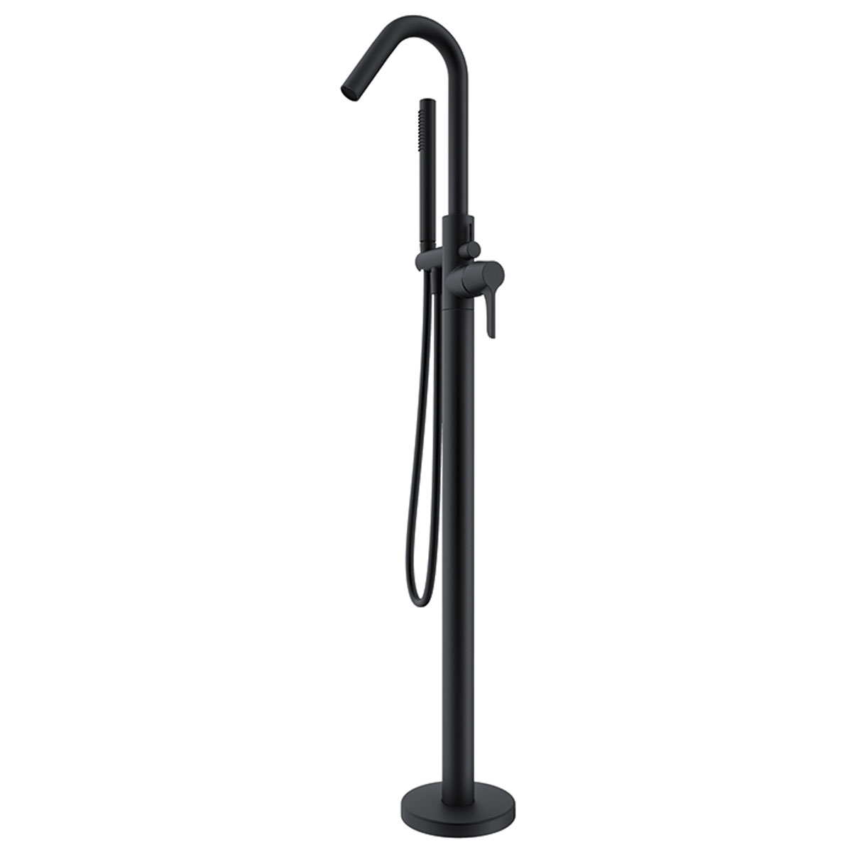 Columna monomando para bañera con ducha negro mate Serie Adagio Ramon Soler