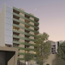 Fachada edificio con Radix Mellow