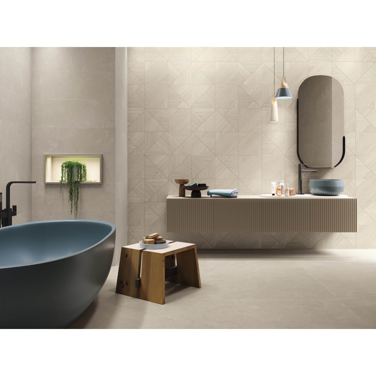 9545 Faia Relelevo Rect. 30x90 (caixa da1.08) Serie Amazonas Porcelanite