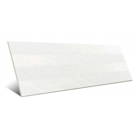 1207 Blanco Brillo Relieve Espiga 40x120 (caja de 1,44 m2)