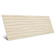 8200 Crema Relieve 33.3x80 Serie Manhattan Porcelanite