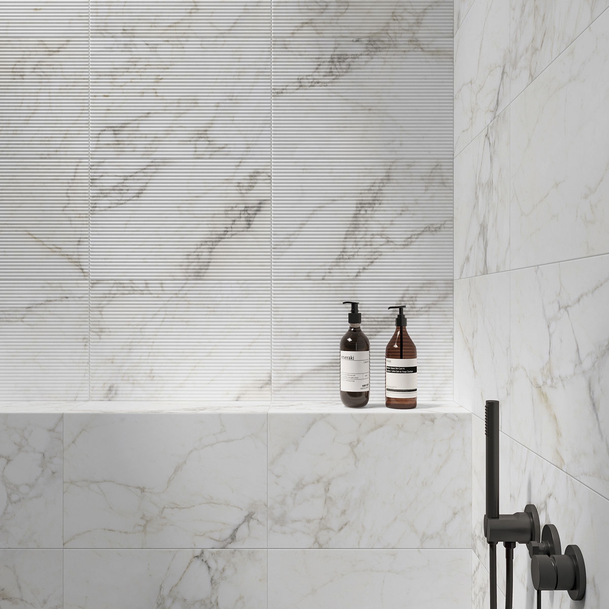 Baño con revestimiento Firenze White Mate