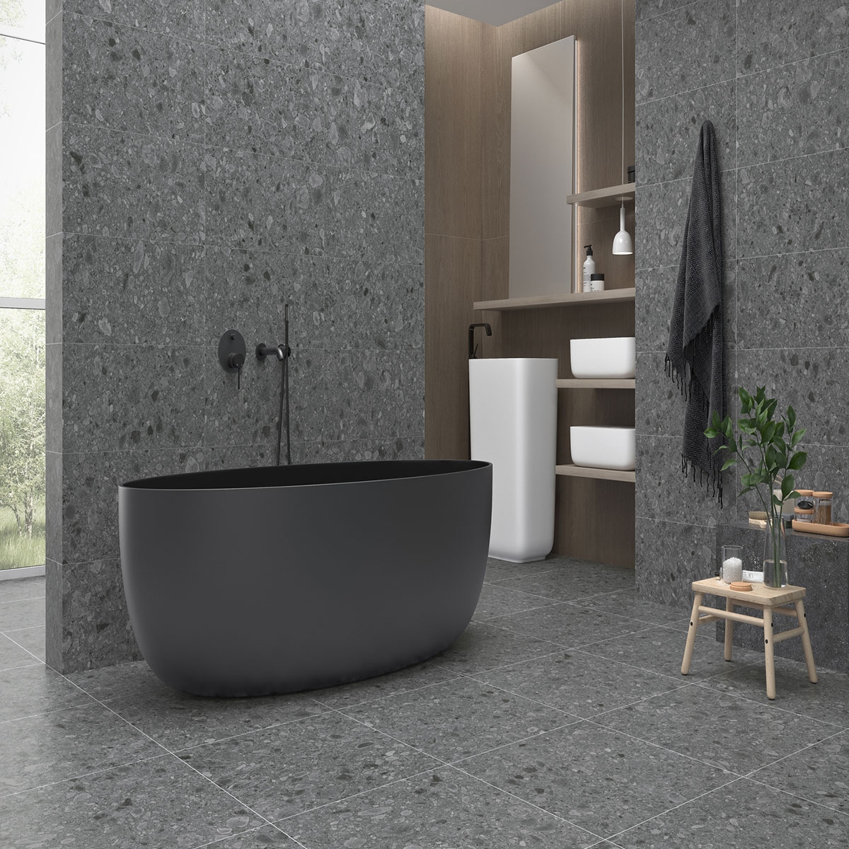 Baño con revestimiento Flodsten Winter 60x120