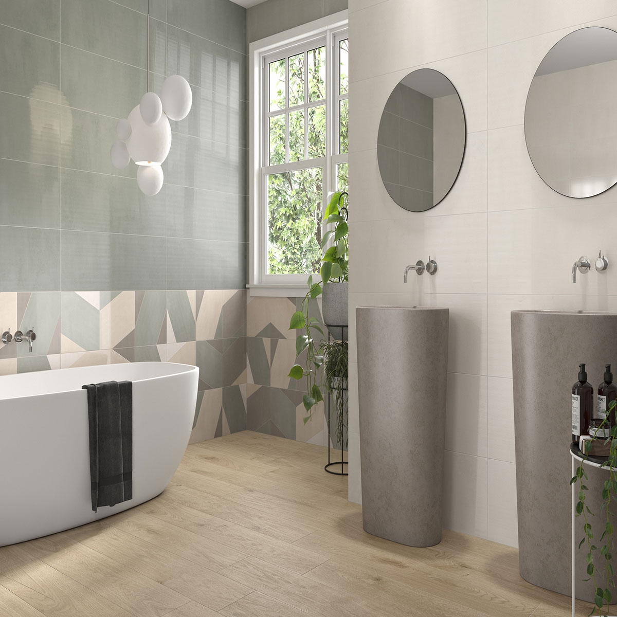 Baño con revestimiento Le Giare White