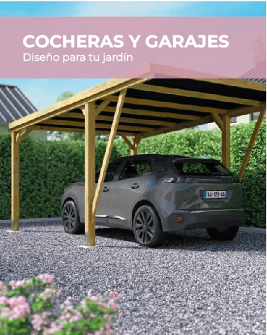 Cocheras y Garajes para jardín